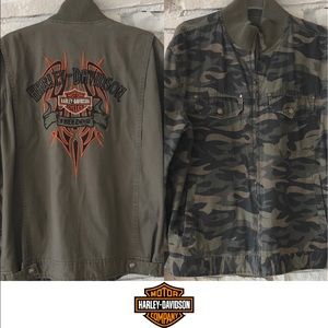 Men’s Harley Davidson Mud Dog Reversible Jacket